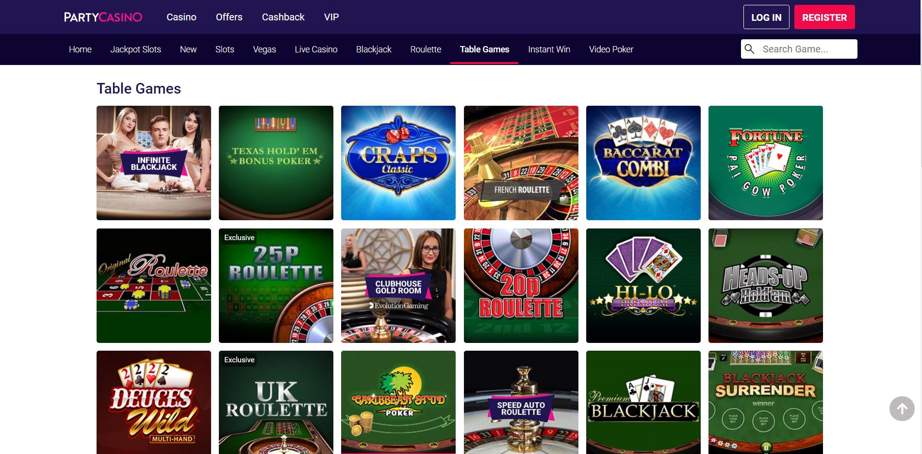 Party Casino Canadian Online Review
